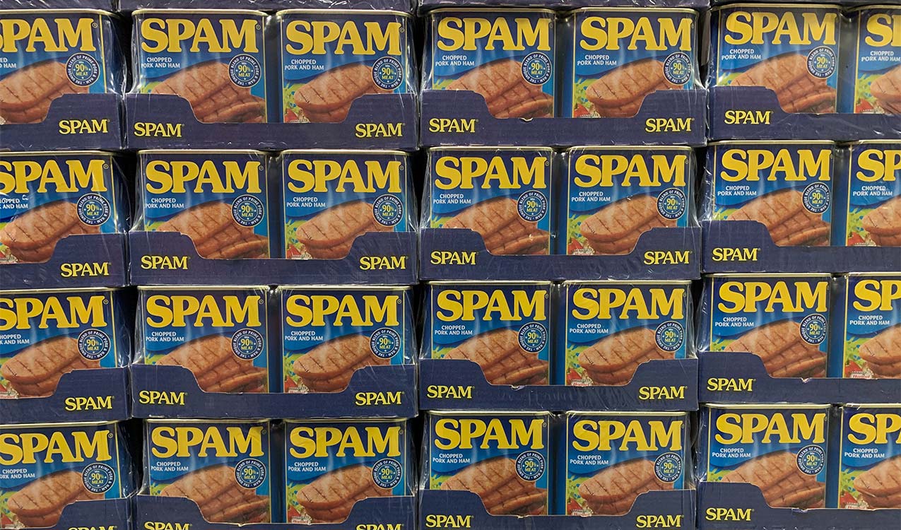 several-rows-of-spam-smoked-pork-n-mmm | Adept Organizer