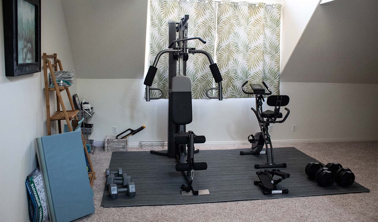 clean-organized-home-gym-minimal-space | Adept Organizer