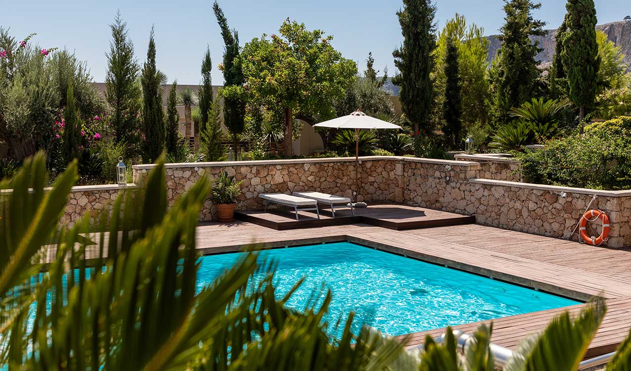 poolside-area-of-the-house-beyond-the-bush | Adept Organizer